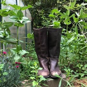 Brown Leather Riding Boots